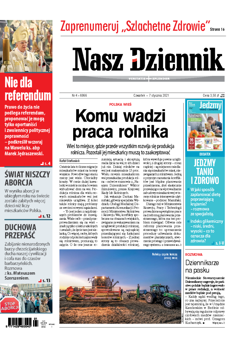 Nasz Dziennik z dnia 07.01.2021 wydanie PDF