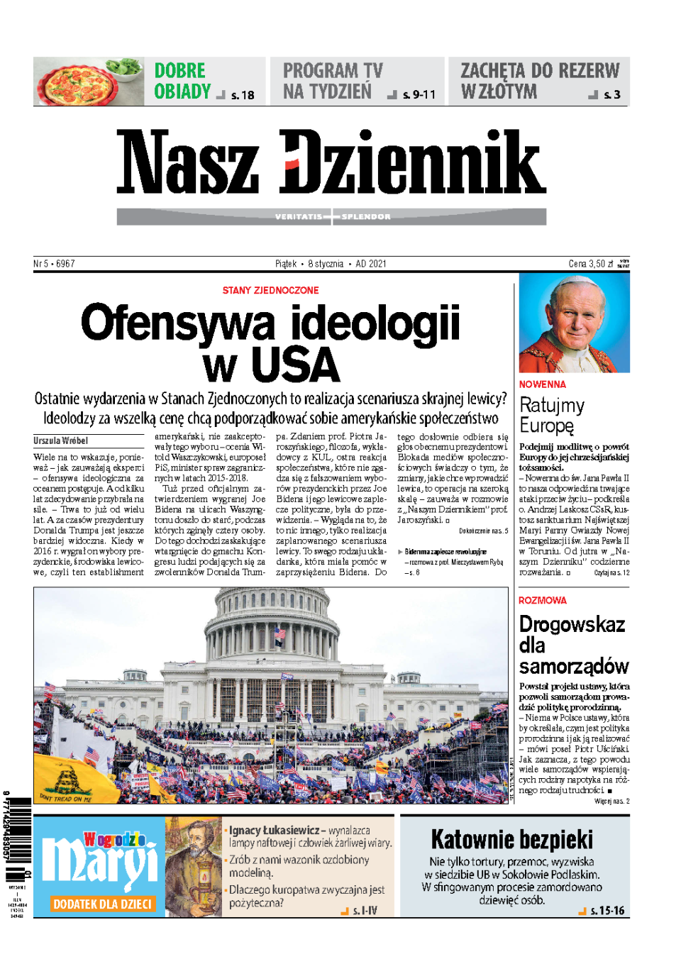 Nasz Dziennik z dnia 08.01.2021 wydanie PDF