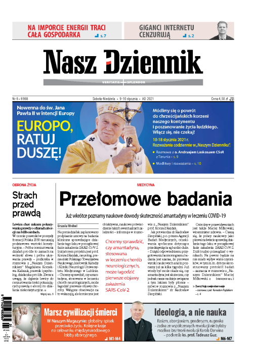 Nasz Dziennik z dnia 09.01.2021 wydanie PDF