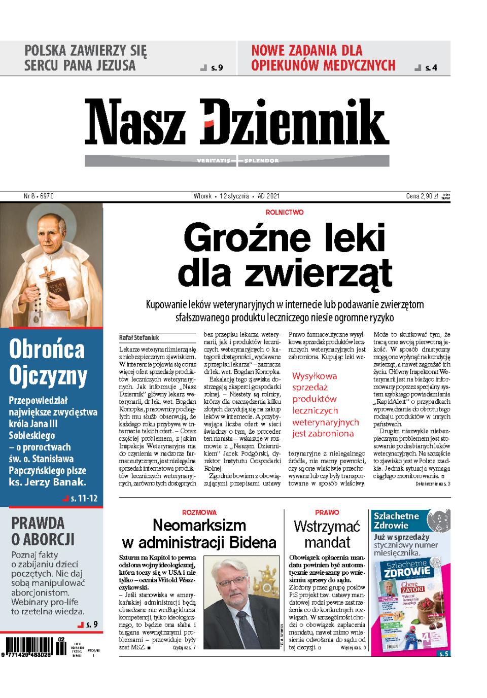 Nasz Dziennik z dnia 12.01.2021 wydanie PDF