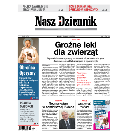 Nasz Dziennik z dnia 12.01.2021 wydanie PDF