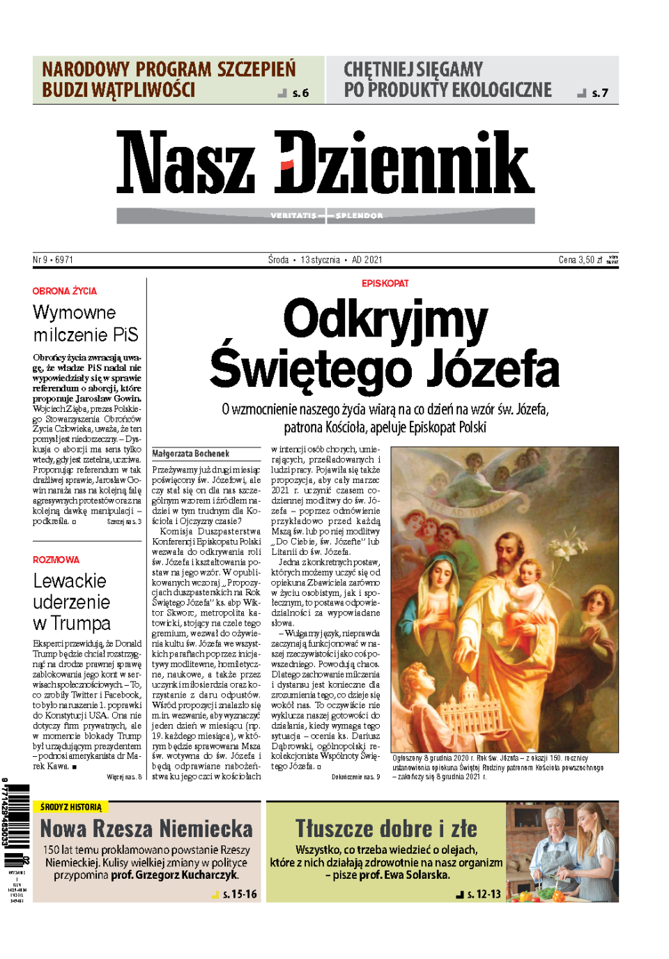 Nasz Dziennik z dnia 13.01.2021 wydanie PDF