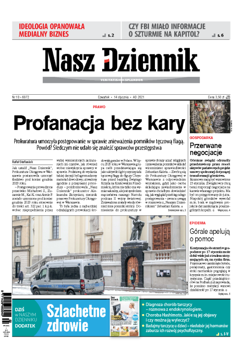 Nasz Dziennik z dnia 14.01.2021 wydanie PDF