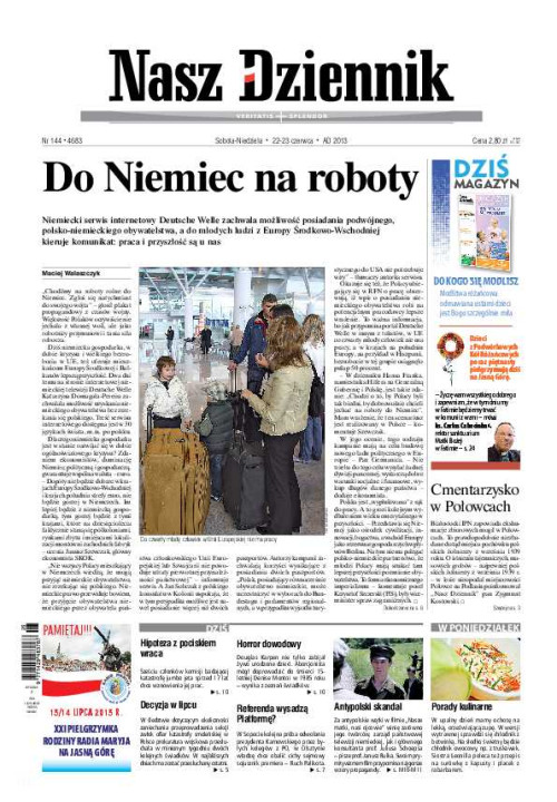 Nasz Dziennik z dnia 22.06.2013 wydanie PDF