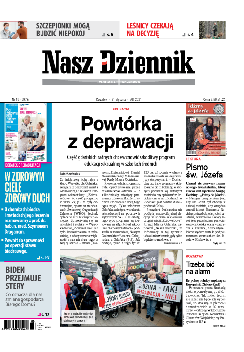 Nasz Dziennik z dnia 21.01.2021 wydanie PDF