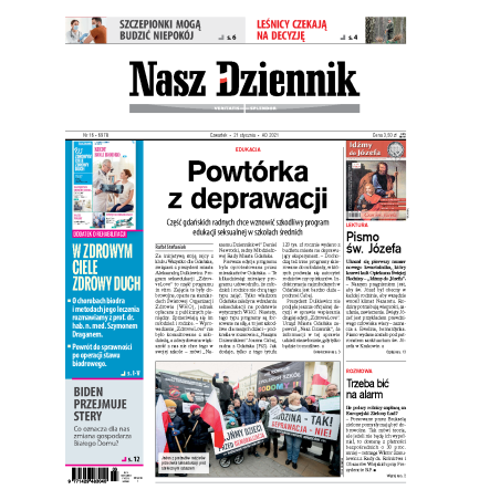Nasz Dziennik z dnia 21.01.2021 wydanie PDF