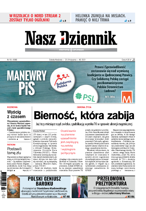 Nasz Dziennik z dnia 23.01.2021 wydanie PDF