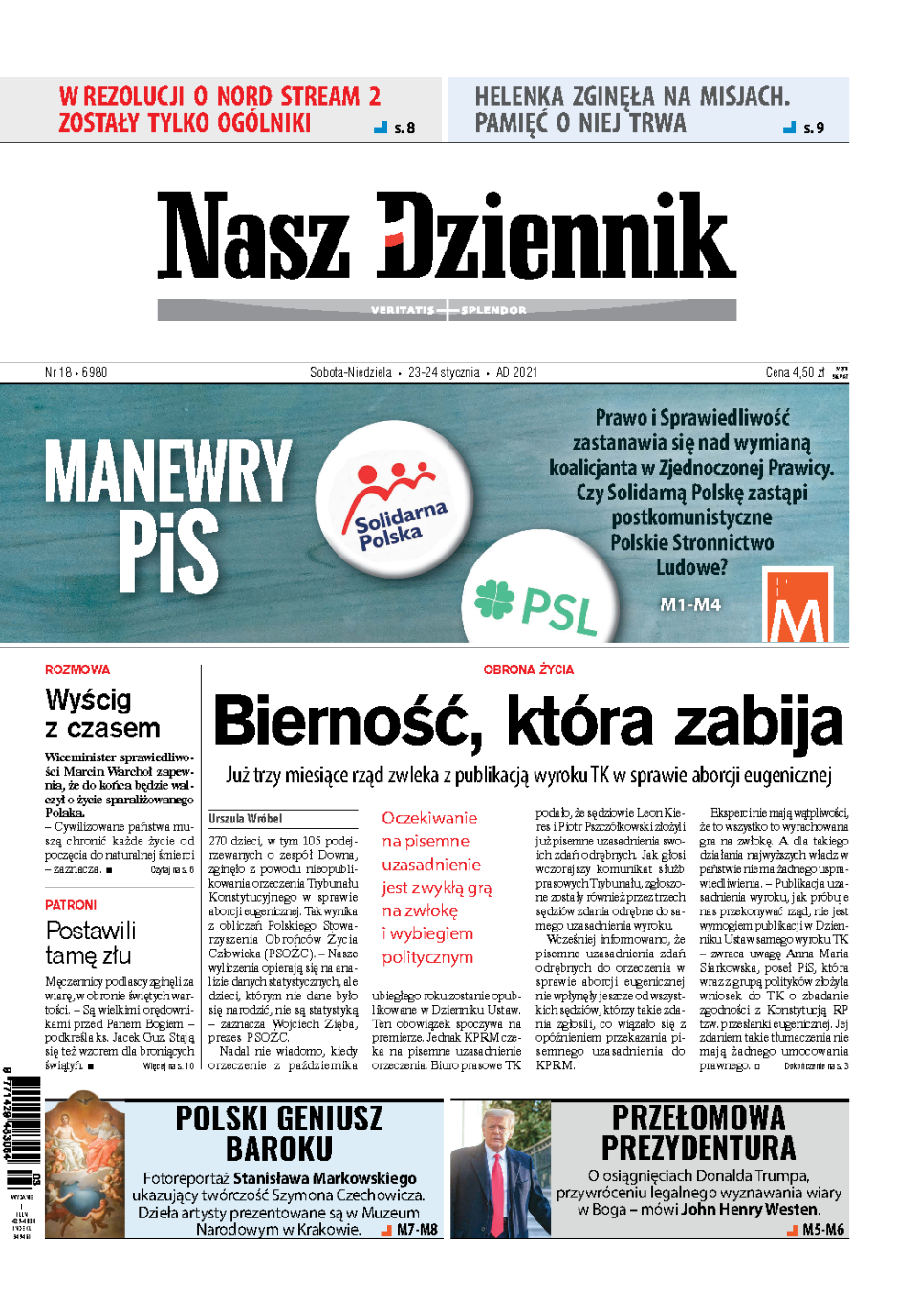 Nasz Dziennik z dnia 23.01.2021 wydanie PDF