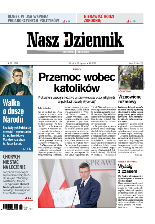 Nasz Dziennik z dnia 26.01.2021 wydanie PDF