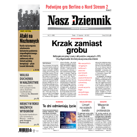 Nasz Dziennik z dnia 27.01.2021 wydanie PDF