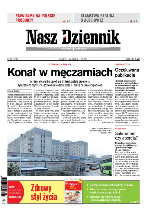 Nasz Dziennik z dnia 28.01.2021 wydanie PDF