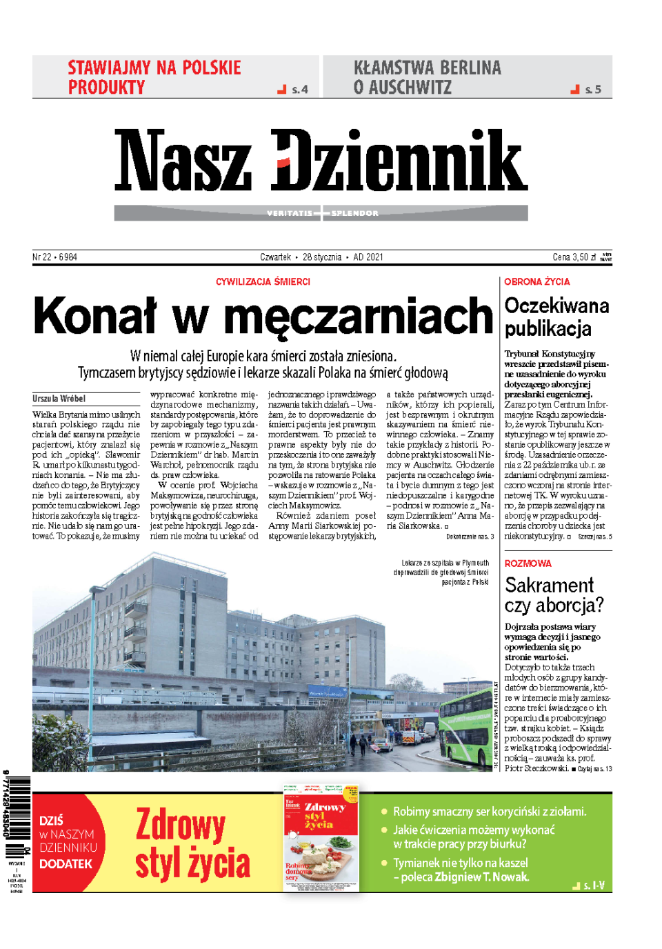 Nasz Dziennik z dnia 28.01.2021 wydanie PDF
