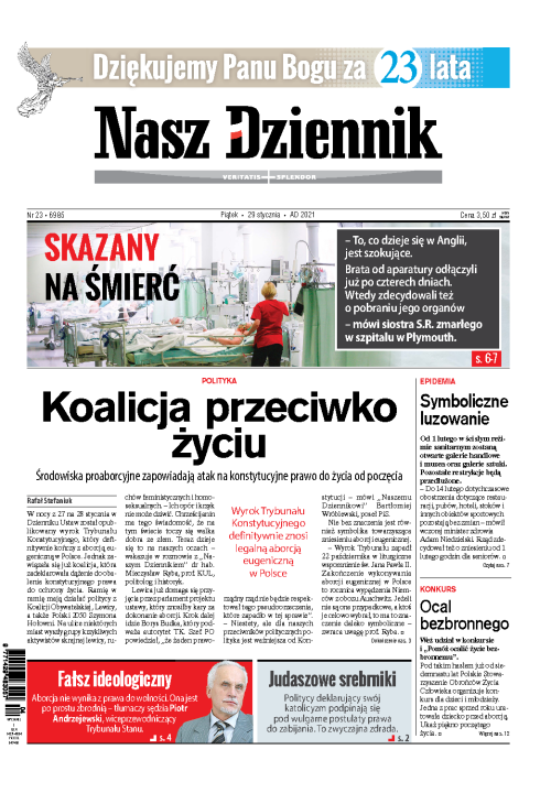 Nasz Dziennik z dnia 29.01.2021 wydanie PDF