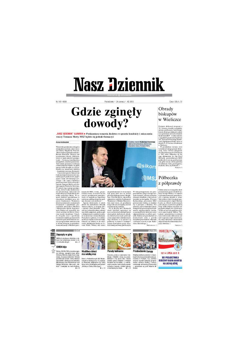 Nasz Dziennik z dnia 24.06.2013 wydanie PDF