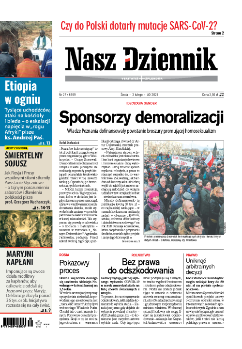 Nasz Dziennik z dnia 03.02.2021 wydanie PDF