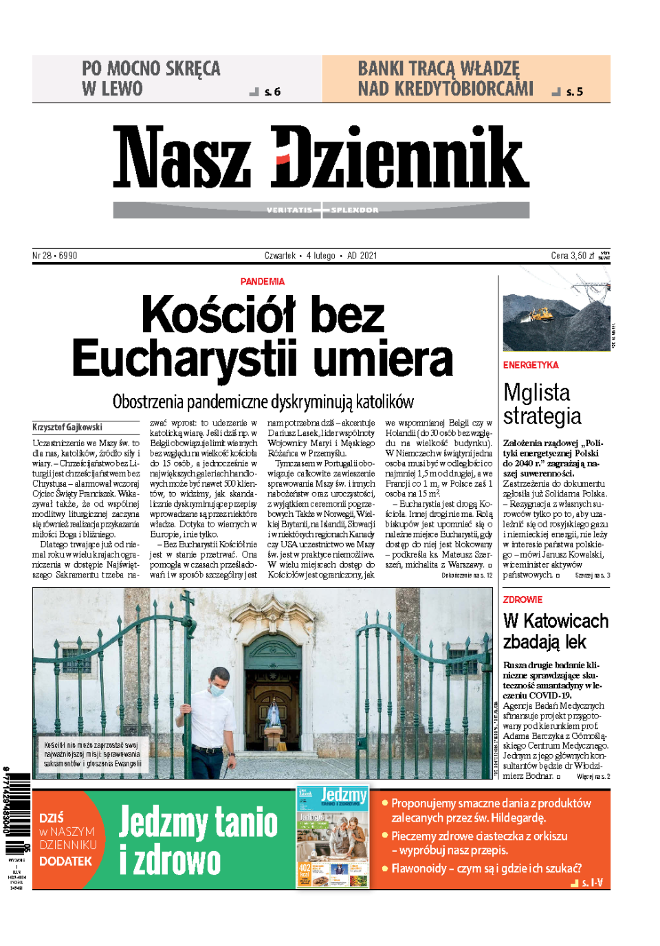 Nasz Dziennik z dnia 04.02.2021 wydanie PDF