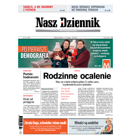 Nasz Dziennik z dnia 06.02.2021 wydanie PDF