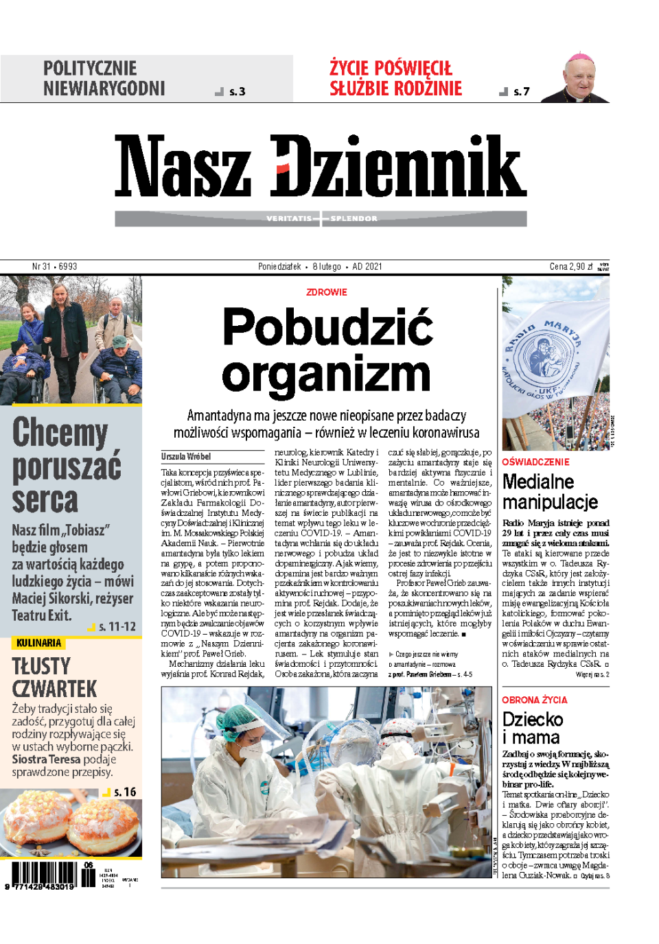 Nasz Dziennik z dnia 08.02.2021 wydanie PDF