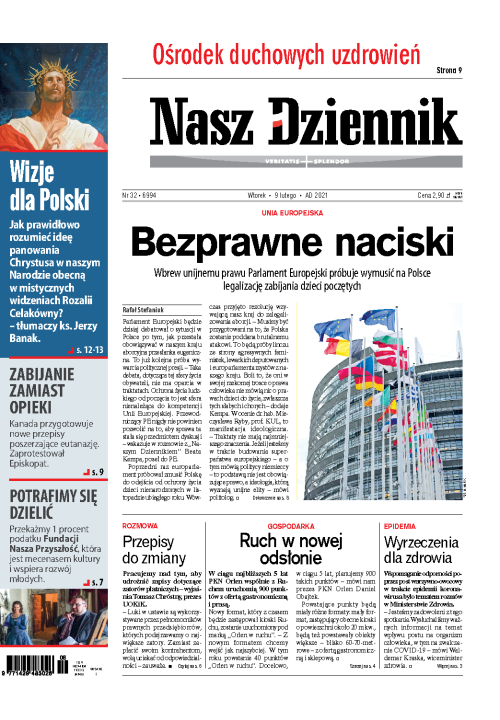 Nasz Dziennik z dnia 09.02.2021 wydanie PDF