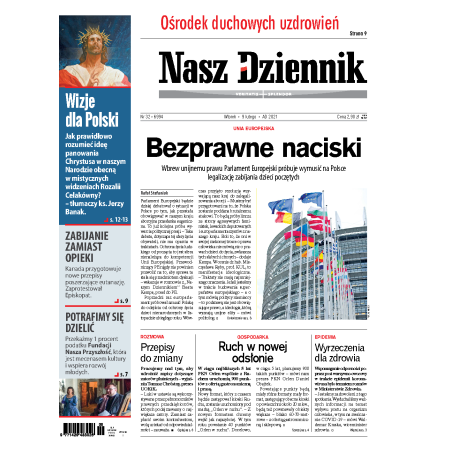 Nasz Dziennik z dnia 09.02.2021 wydanie PDF