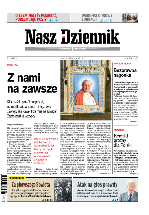 Nasz Dziennik z dnia 10.02.2021 wydanie PDF
