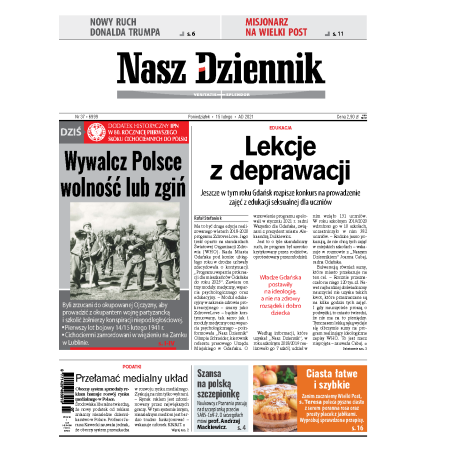 Nasz Dziennik z dnia 15.02.2021 wydanie PDF