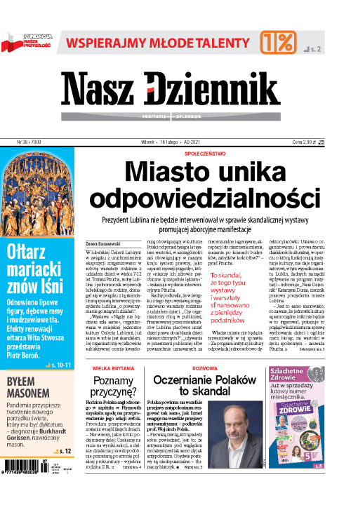 Nasz Dziennik z dnia 16.02.2021 wydanie PDF