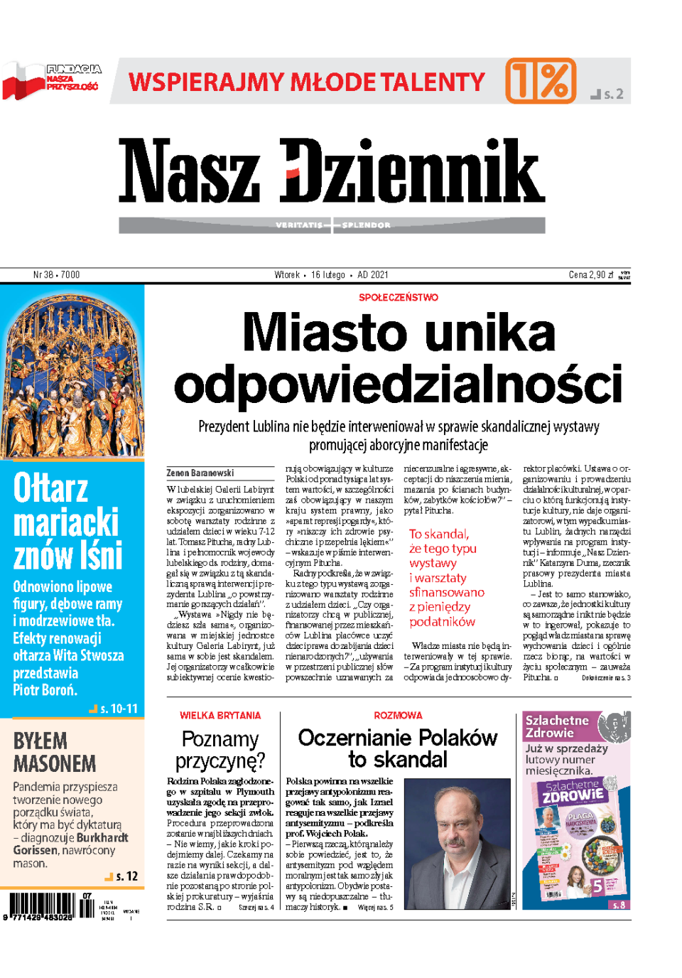 Nasz Dziennik z dnia 16.02.2021 wydanie PDF