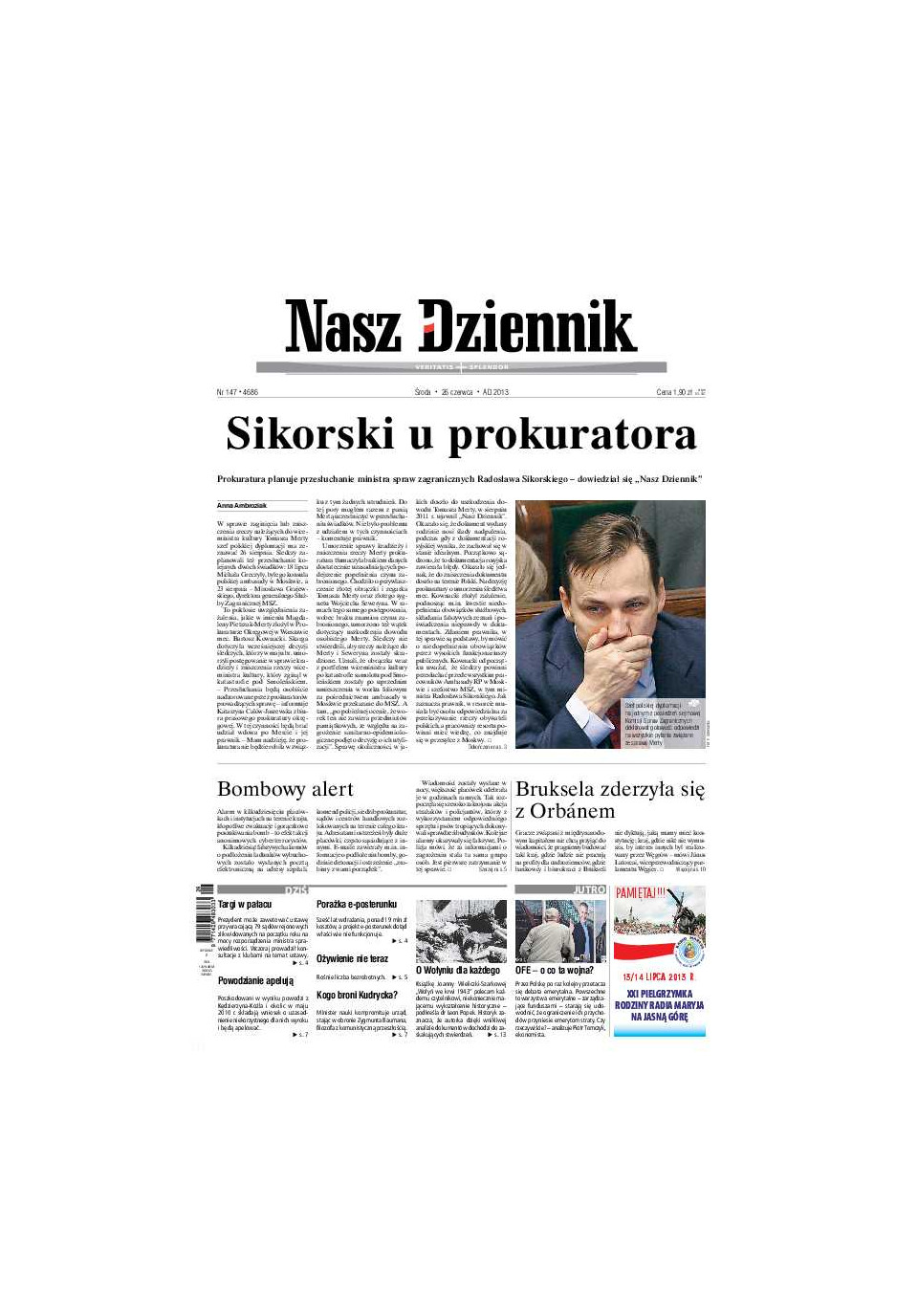 Nasz Dziennik z dnia 26.06.2013 wydanie PDF
