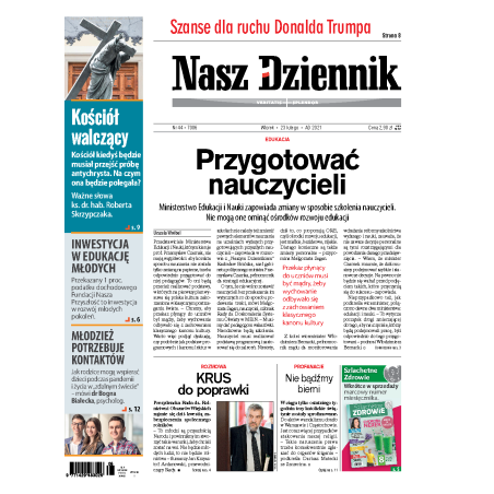 Nasz Dziennik z dnia 23.02.2021 wydanie PDF