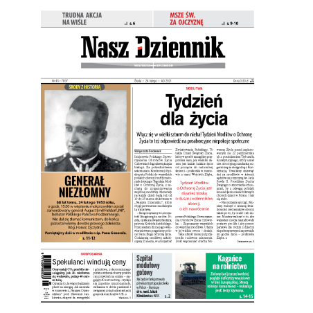 Nasz Dziennik z dnia 24.02.2021 wydanie PDF