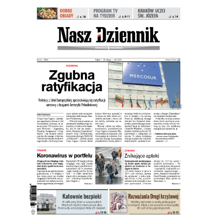 Nasz Dziennik z dnia 26.02.2021 wydanie PDF