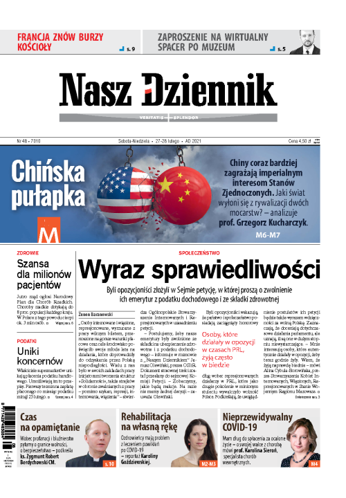Nasz Dziennik z dnia 27.02.2021 wydanie PDF