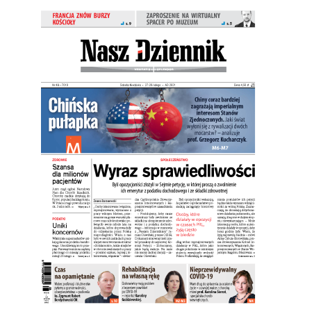 Nasz Dziennik z dnia 27.02.2021 wydanie PDF