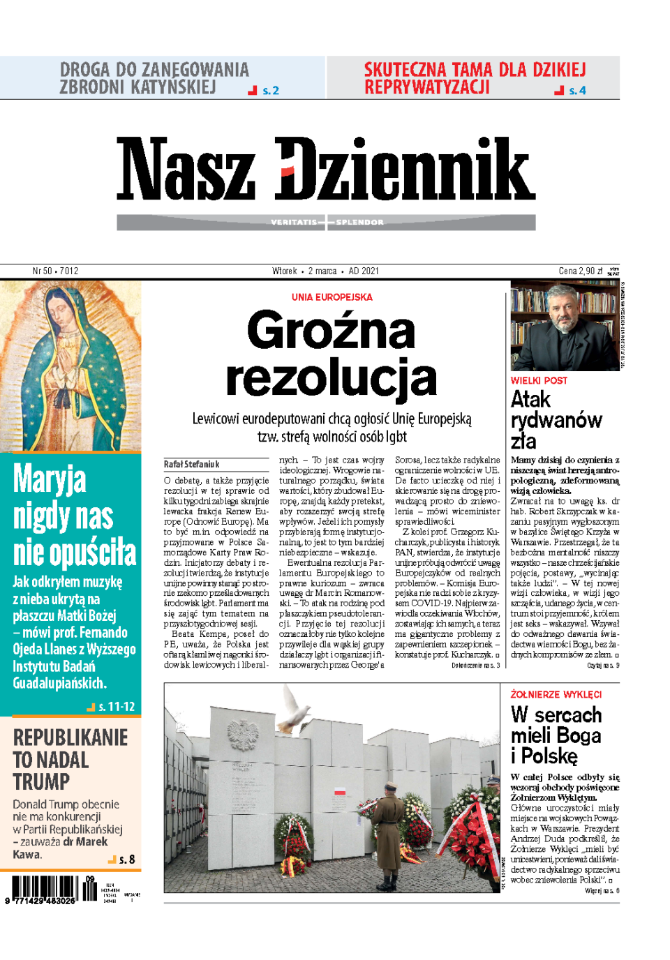 Nasz Dziennik z dnia 02.03.2021 wydanie PDF