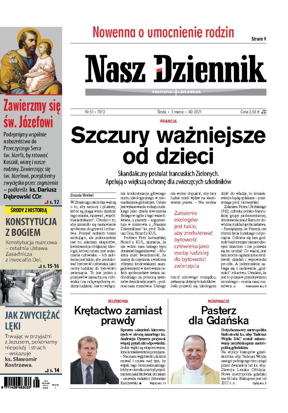 Nasz Dziennik z dnia 03.03.2021 wydanie PDF