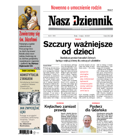 Nasz Dziennik z dnia 03.03.2021 wydanie PDF