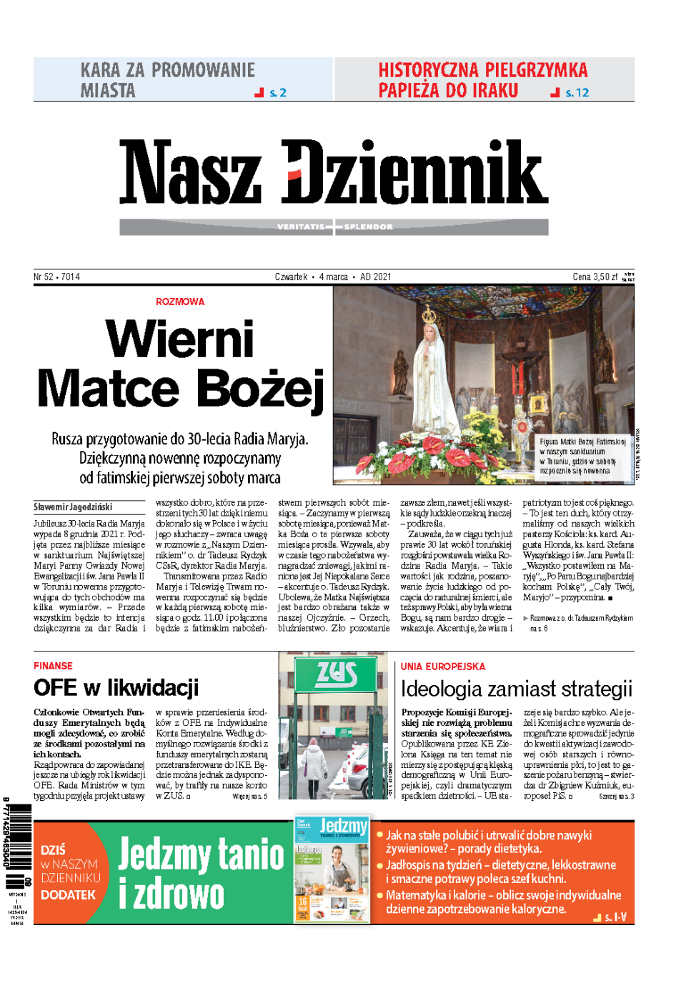 Nasz Dziennik z dnia 04.03.2021 wydanie PDF