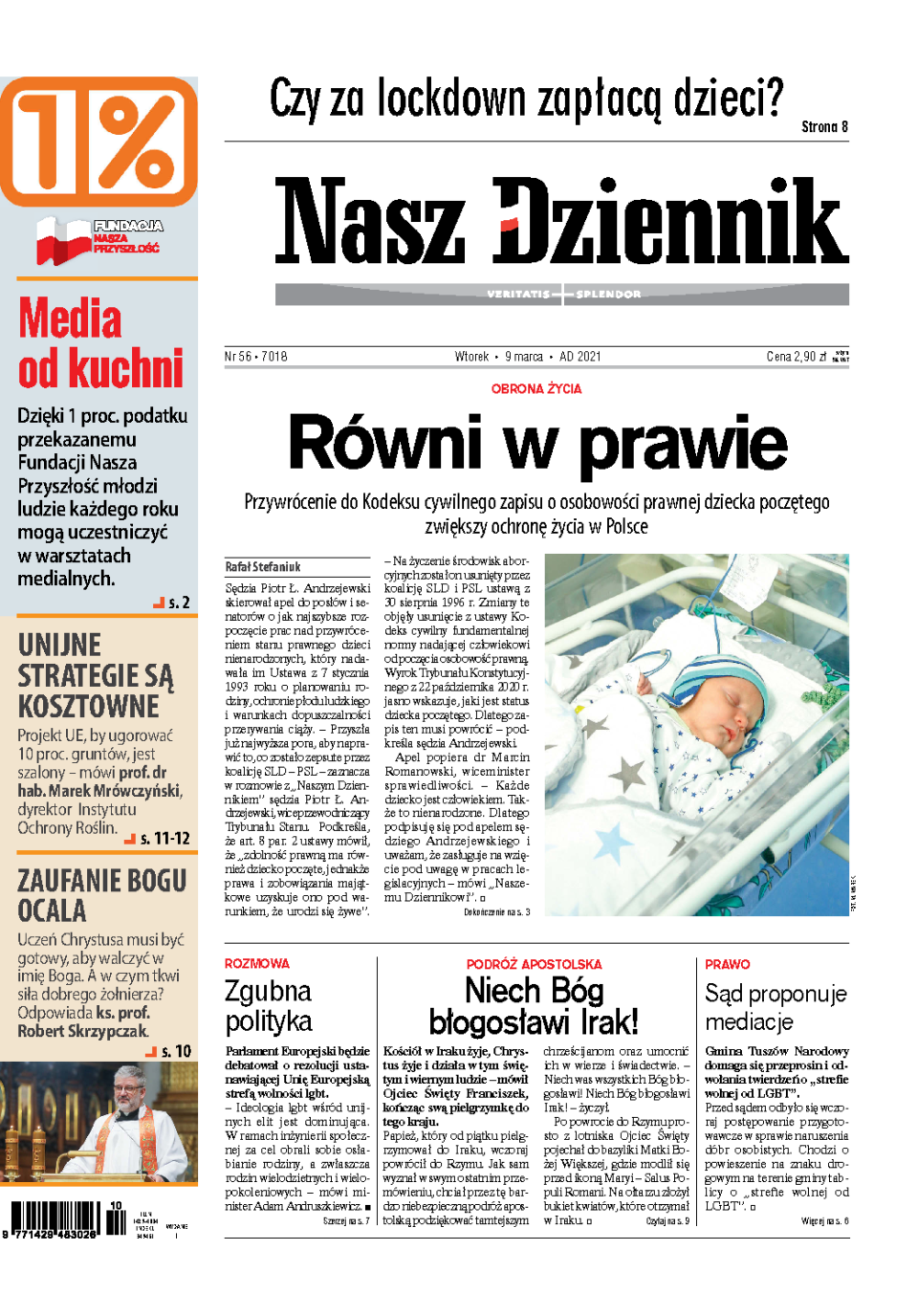 Nasz Dziennik z dnia 09.03.2021 wydanie PDF