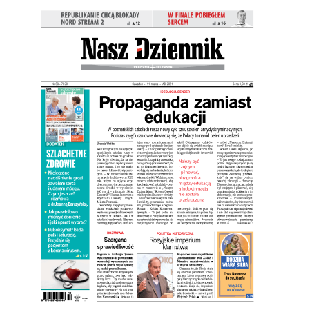 Nasz Dziennik z dnia 11.03.2021 wydanie PDF