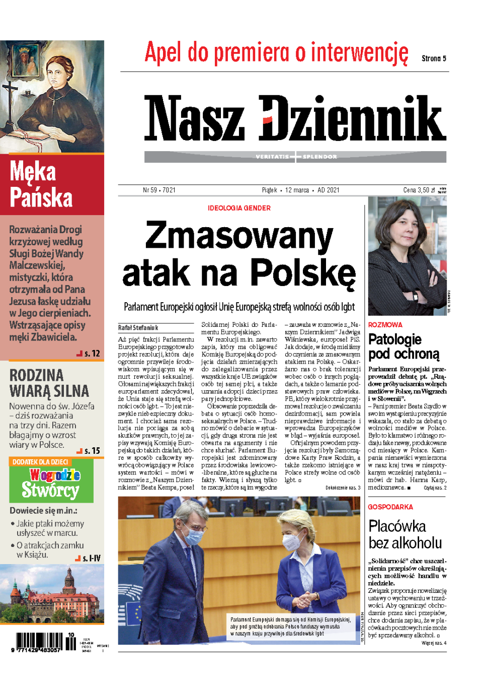Nasz Dziennik z dnia 12.03.2021 wydanie PDF