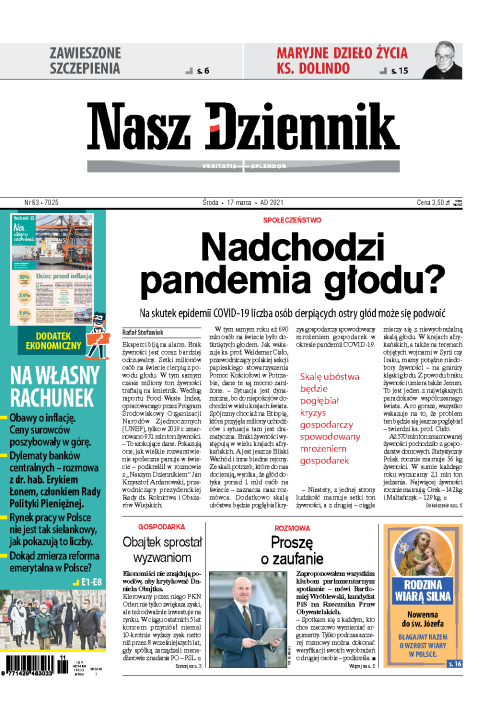 Nasz Dziennik z dnia 17.03.2021 wydanie PDF