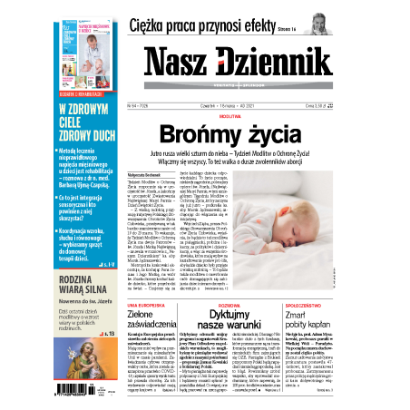 Nasz Dziennik z dnia 18.03.2021 wydanie PDF