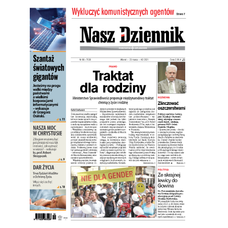 Nasz Dziennik z dnia 23.03.2021 wydanie PDF