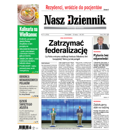 Nasz Dziennik z dnia 29.03.2021 wydanie PDF