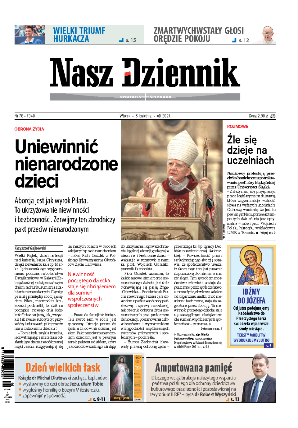 Nasz Dziennik z dnia 06.04.2021 wydanie PDF