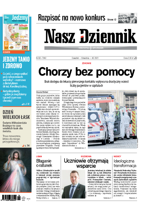 Nasz Dziennik z dnia 08.04.2021 wydanie PDF
