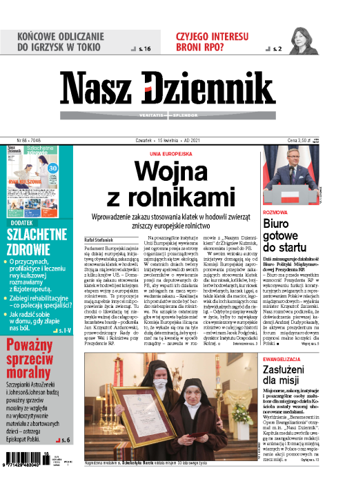 Nasz Dziennik z dnia 15.04.2021 wydanie PDF