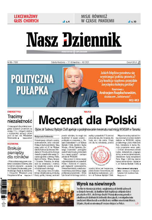 Nasz Dziennik z dnia 17.04.2021 wydanie PDF