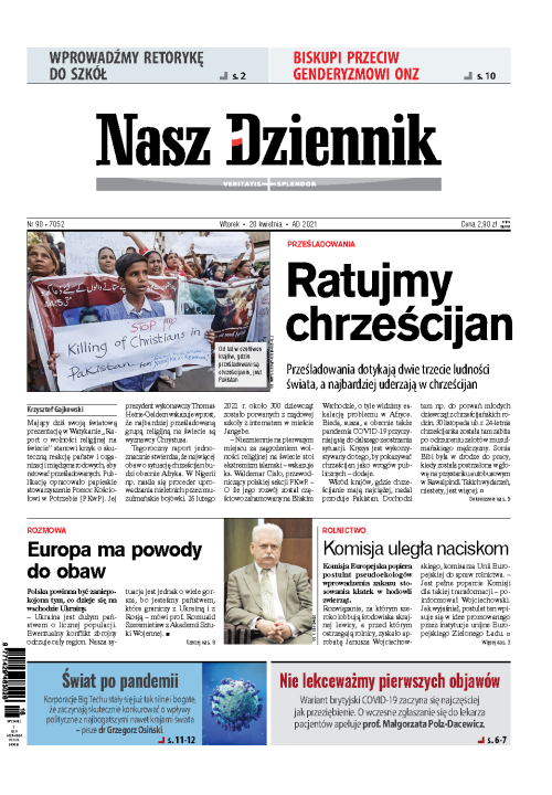 Nasz Dziennik z dnia 20.04.2021 wydanie PDF